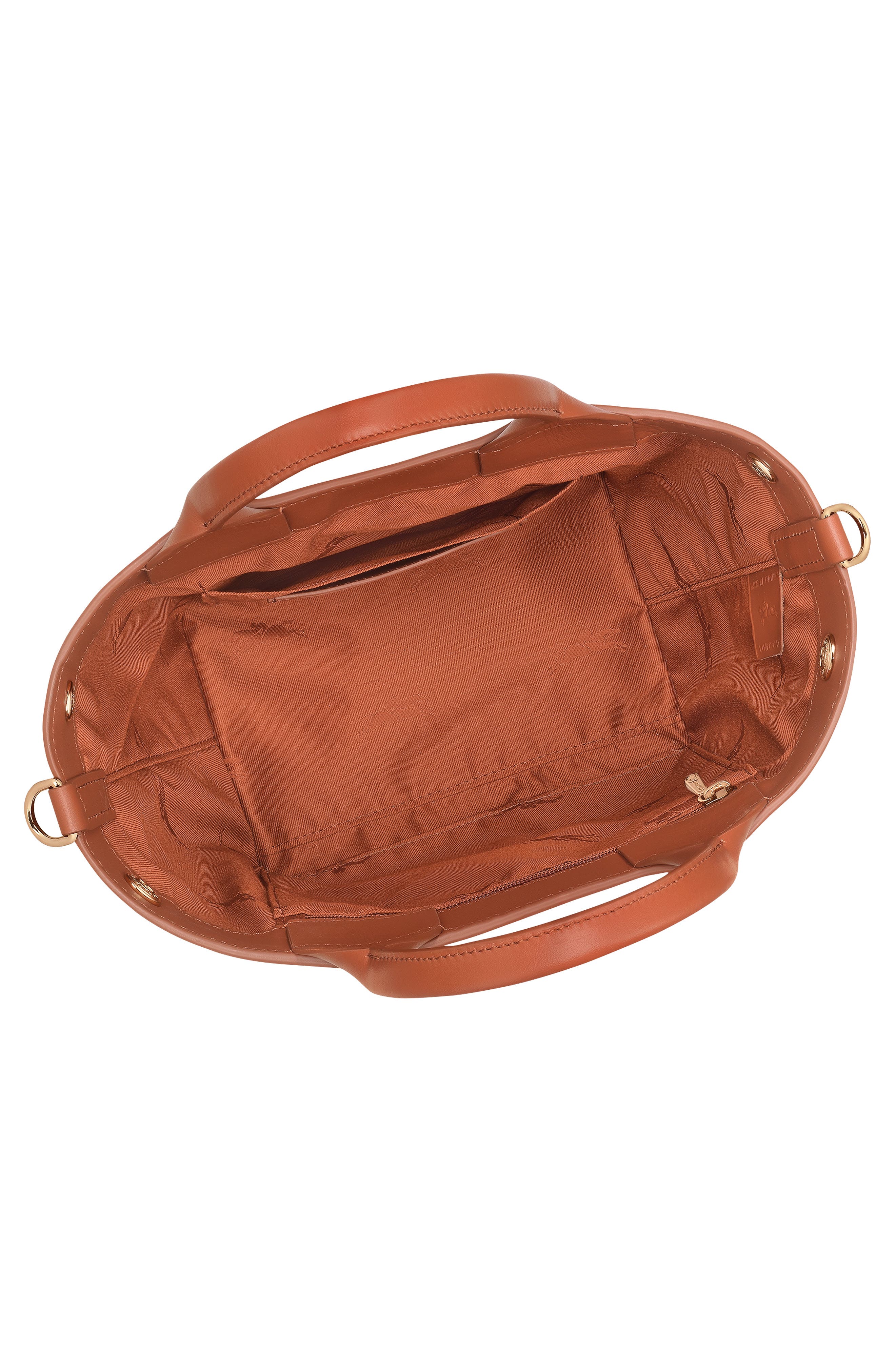 Longchamp Small Le Roseau Leather Tote, Alternate, color, 