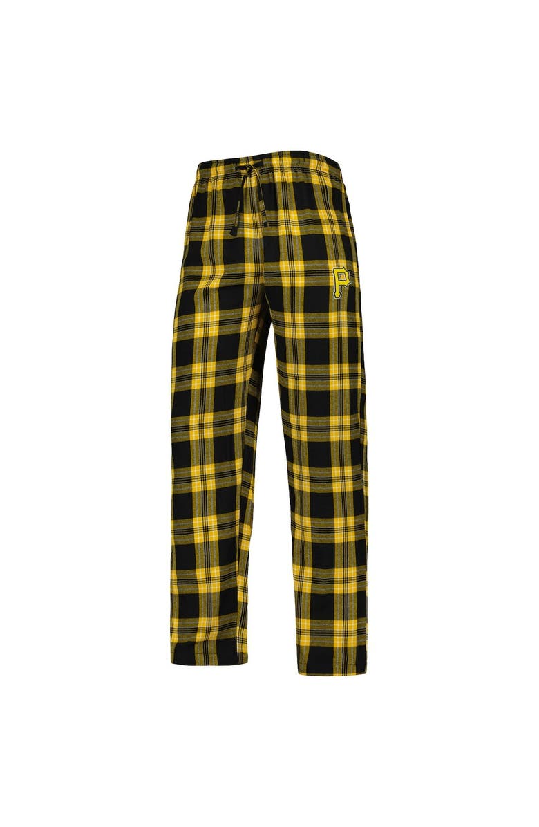 CONCEPTS SPORT Men's Concepts Sport Black/Gold Pittsburgh Pirates Badge T-Shirt & Pants Sleep Set, Alternate, color,