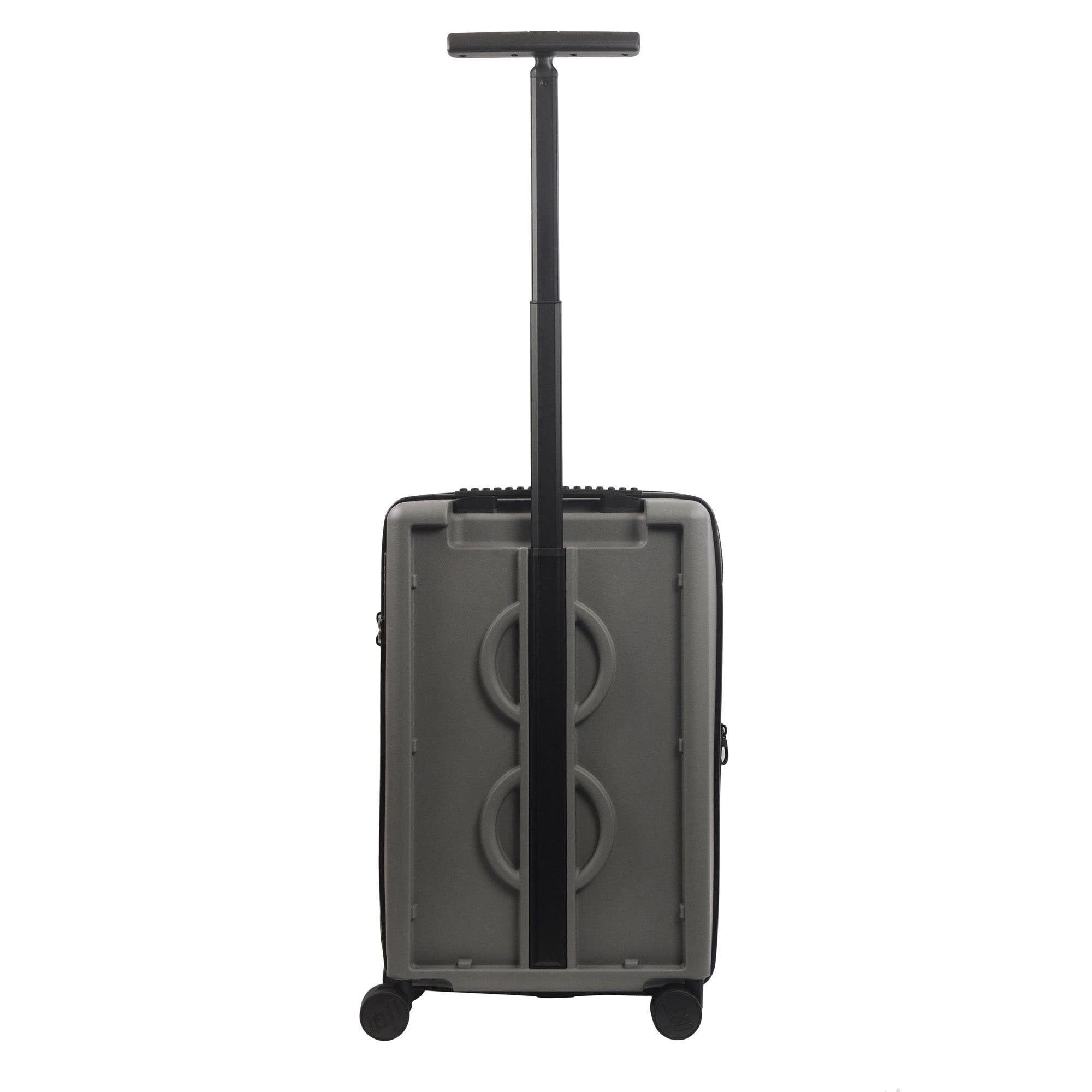 LEGO Signature Brick 2x3 Trolley Expandable 21.5 inch carry-on luggage, Alternate, color, Grey