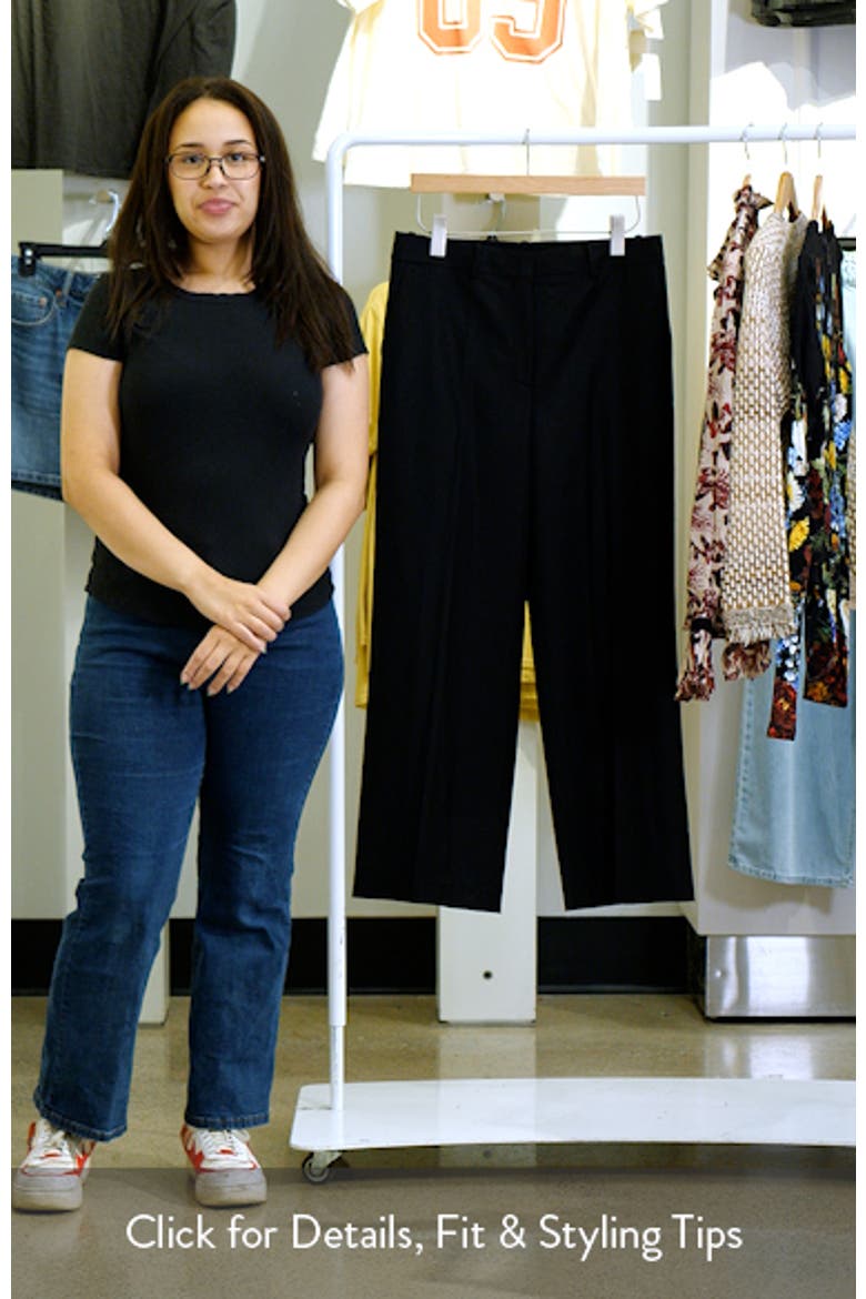 Sleek Flannel Straight Classic Pants video