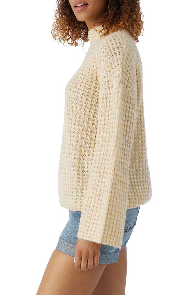 O'Neill Fawn Waffle Stitch Sweater, Alternate, color,
