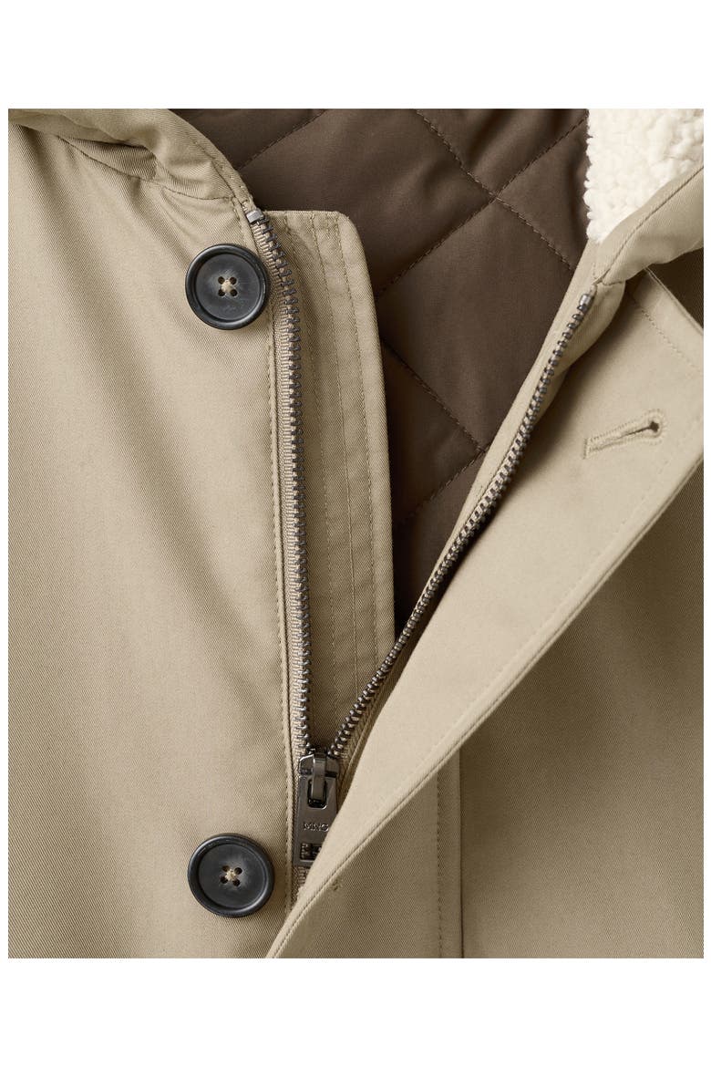 Water Repellent Parka, Alternate, color, MEDIUM BROWN