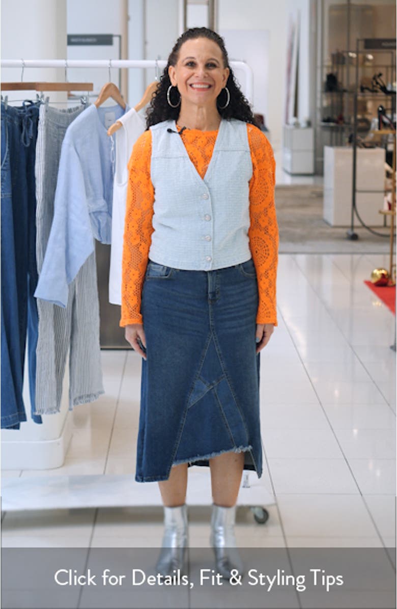 Juliana Cotton Tweed Vest, sales video thumbnail