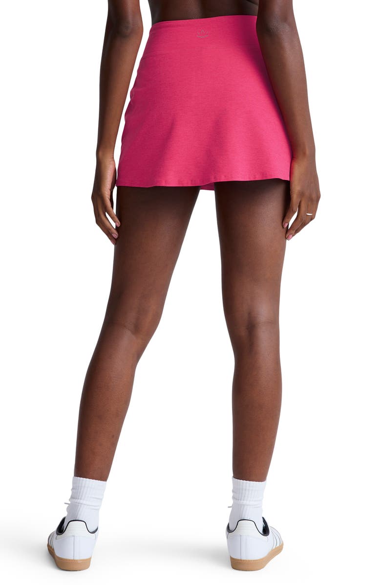 Beyond Yoga Points Crossover Skort, Alternate, color, Vivid Pink Heather
