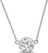 Julianna B. 2 CTW Lab-Grown Diamond Solitaire Necklace 14K