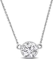 Julianna B. 2 CTW Lab-Grown Diamond Solitaire Necklace 14K