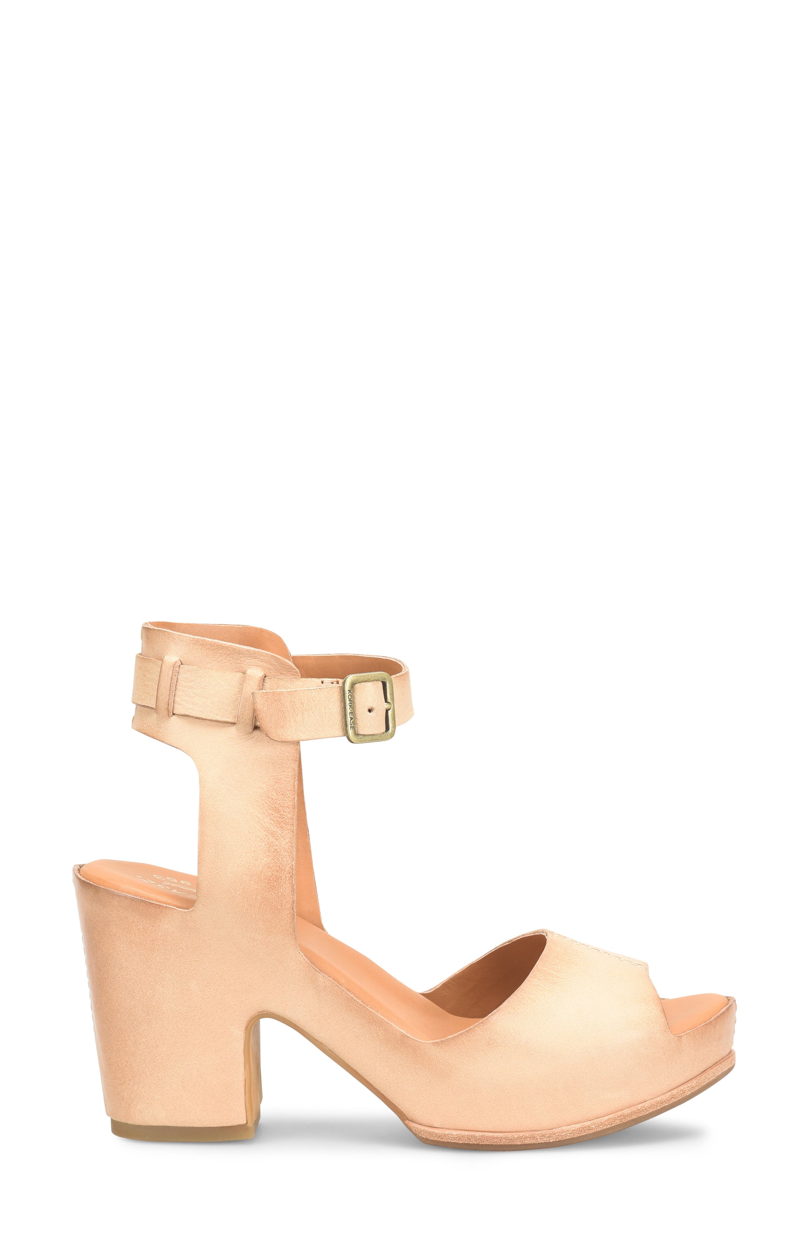 Stasia Ankle Strap Platform Sandal, Alternate, color, NATURAL