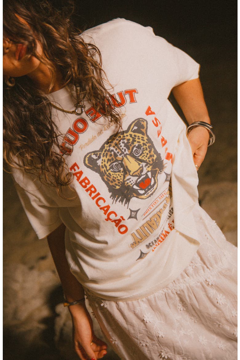The Getaway Oversize Graphic T-Shirt, Main, color, VINTAGE WHITE