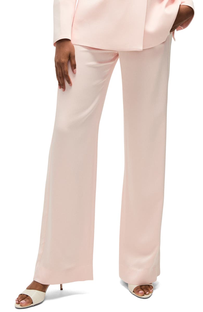 Veronica Beard Ronin Wide Leg Pants, Main, color, Pink Shell