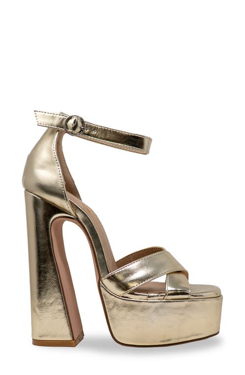 Chase & Chloe Chase And Chloe Rosetta Platform Sandal