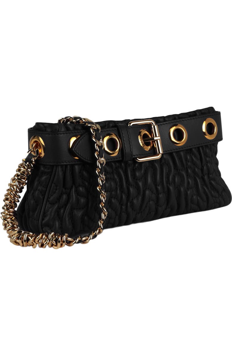 Moschino Quilted Shoulder Bag, Alternate, color,