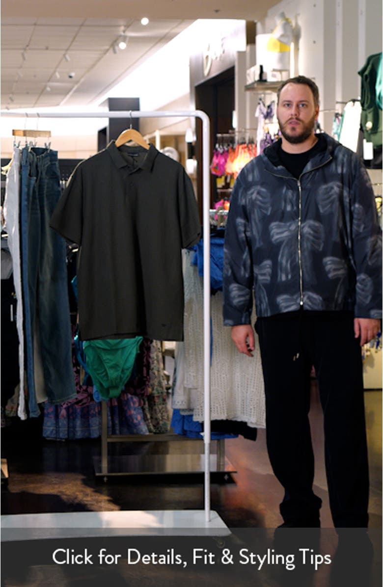 Geo Texture Cotton Polo, sales video thumbnail