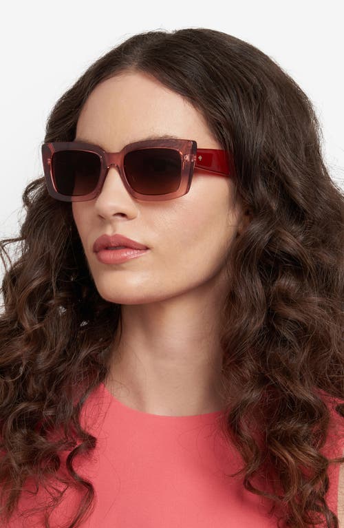 KATE SPADE KATE SPADE NEW YORK CAILIN 52MM RECTANGULAR SUNGLASSES