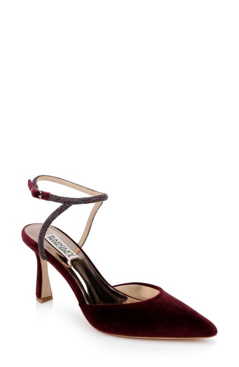Badgley Mischka Collection Kamilah Ankle Strap Pump (Women)