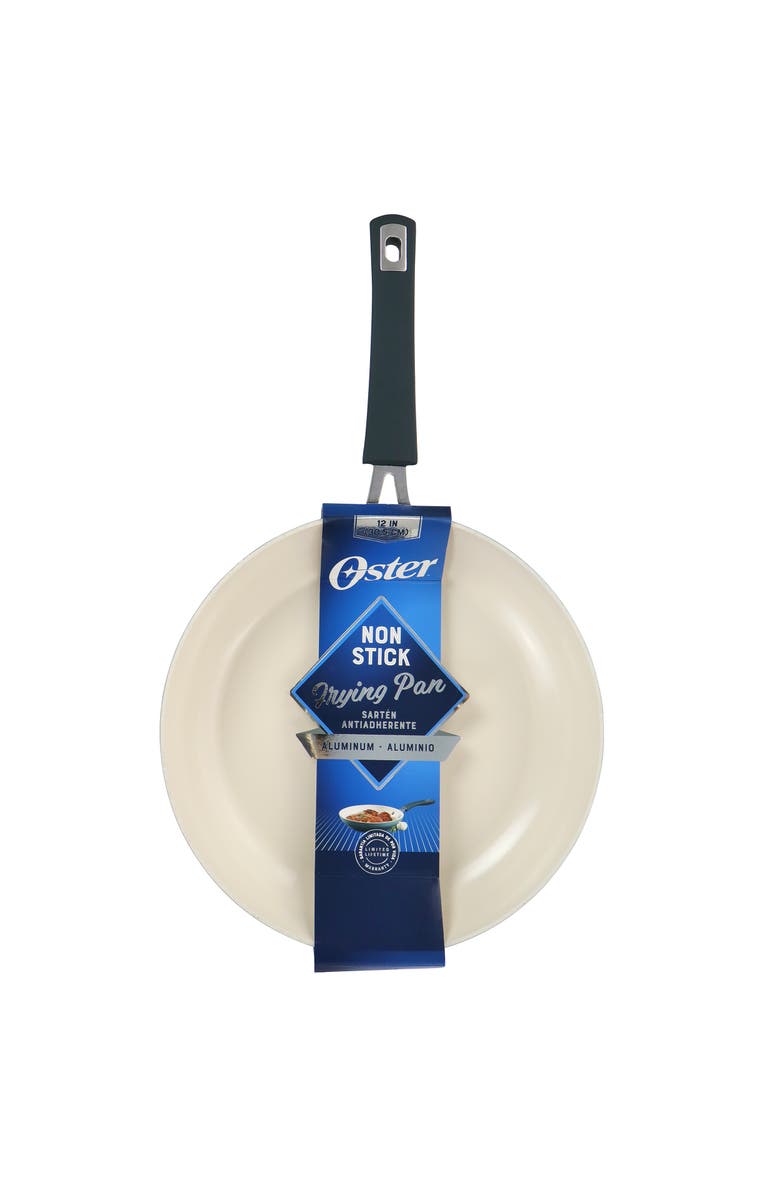 OSTER Corbett 12 Inch Nonstick Aluminum Frying Pan, Alternate, color, Green