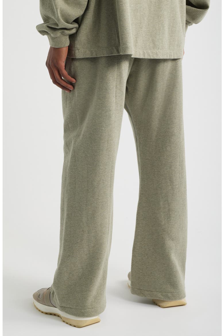 Signature Flare Sweatpants, Alternate, color, WASHED SEAL HEATHER