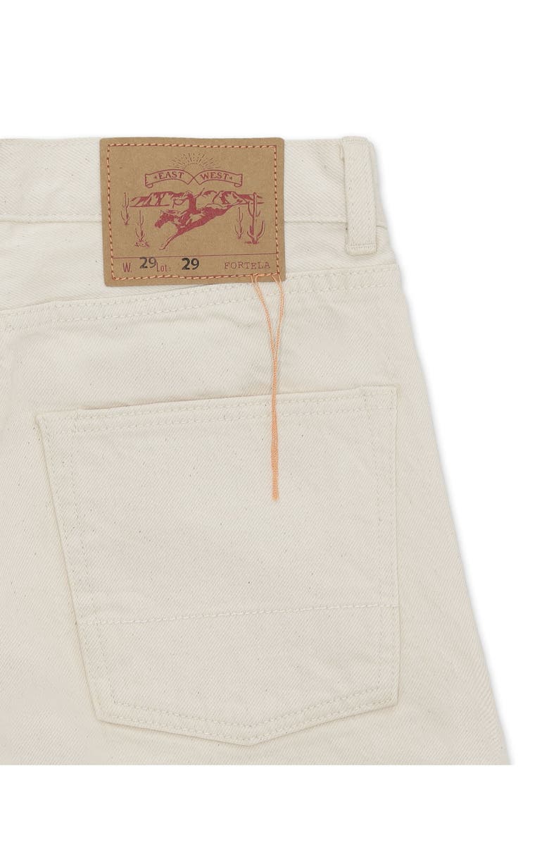 Fortela Japan Classic Selvage Denim Pants, Alternate, color, Ecru
