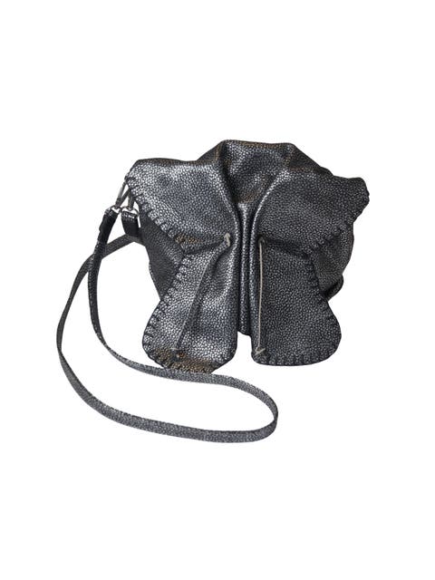 Full Size Convertible Butterfly Lambskin Crossbody Bag
