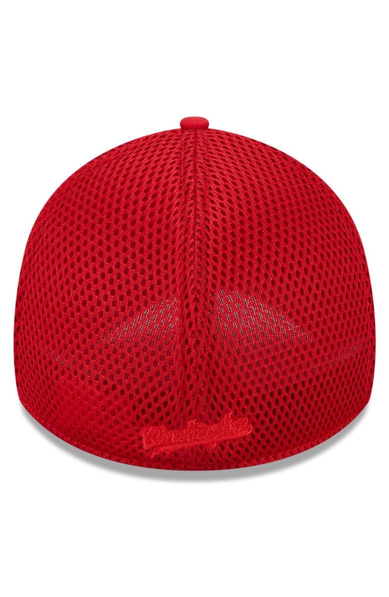 New Era Men's New Era Red Washington Nationals Tonal Team Neo 39THIRTY Flex Hat, Alternate, color, Red