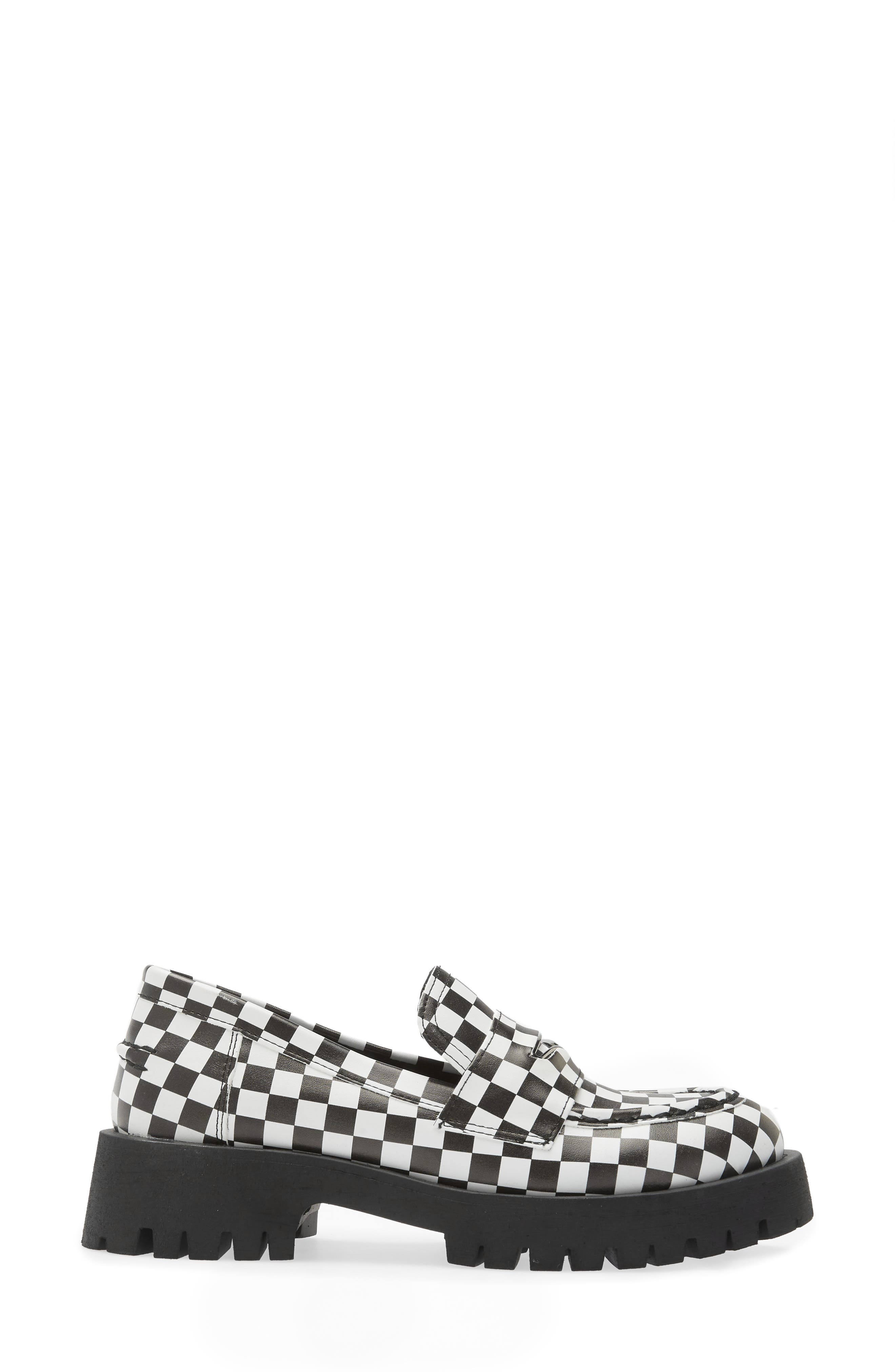 Lawrence Loafer, Alternate, color, BLACK/ WHTE LEATHER
