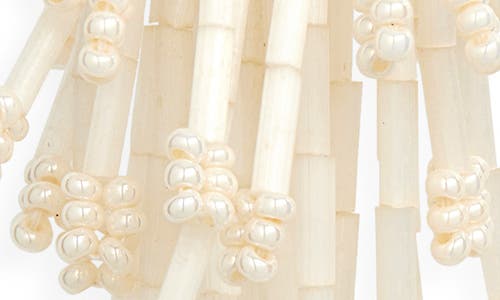 Oscar De La Renta Fringed Tassel Clip-on Earrings