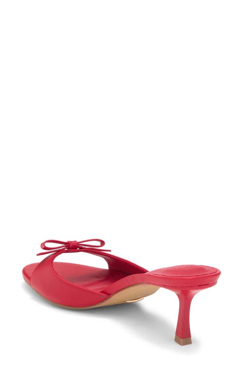 Billini Gwin Bow Mule In Red