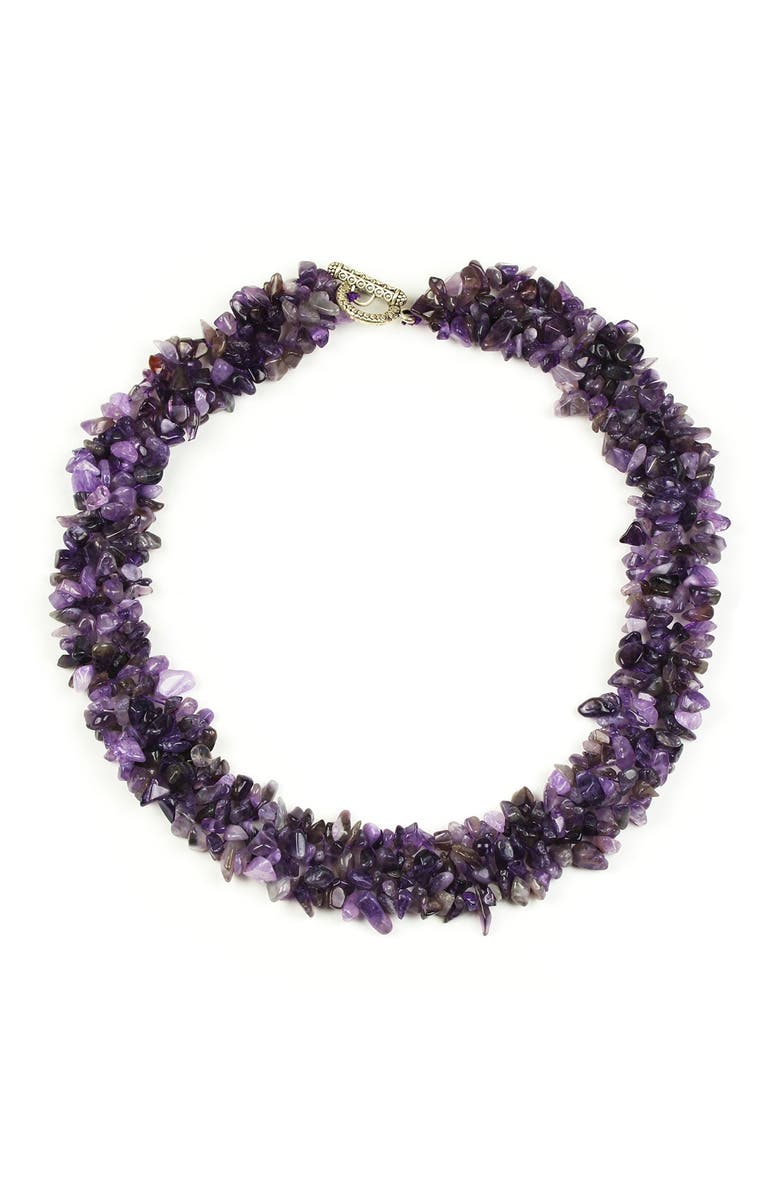 EYE CANDY LOS ANGELES Ivy Statement Necklace, Main, color,