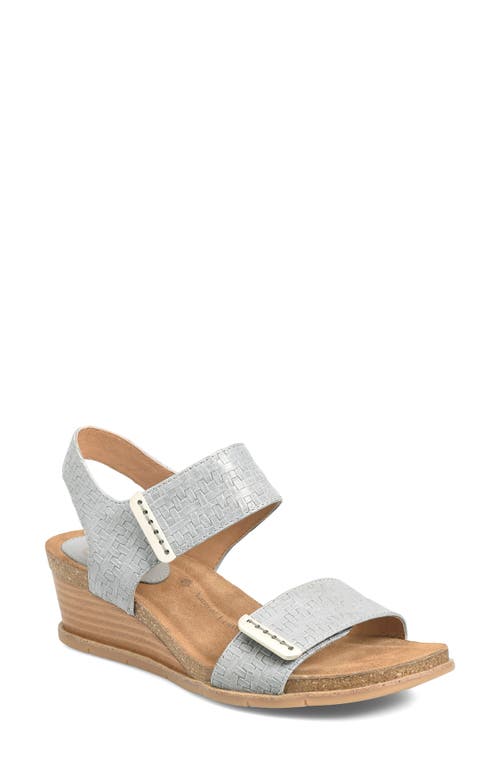 Söfft Verdi Ii Slingback Wedge Sandal In Chambray