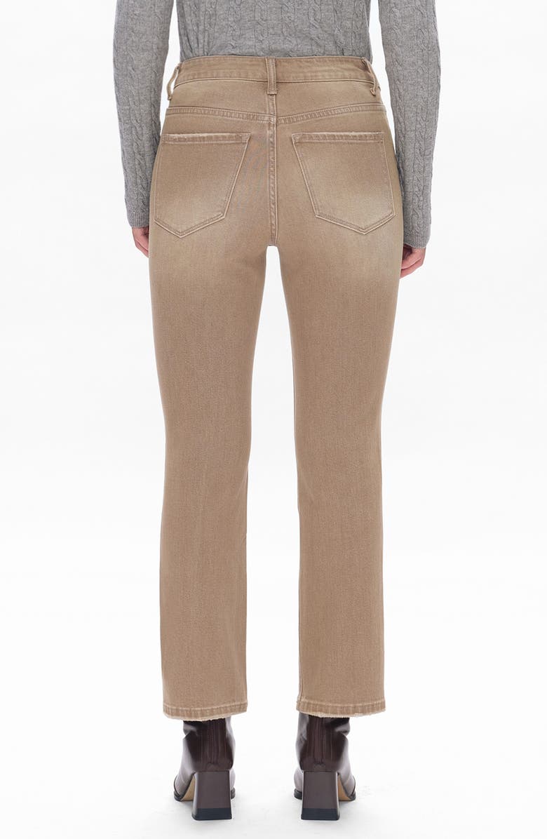 Bayeas High Waist Crop Flare Jeans, Alternate, color, Vintage Khaki