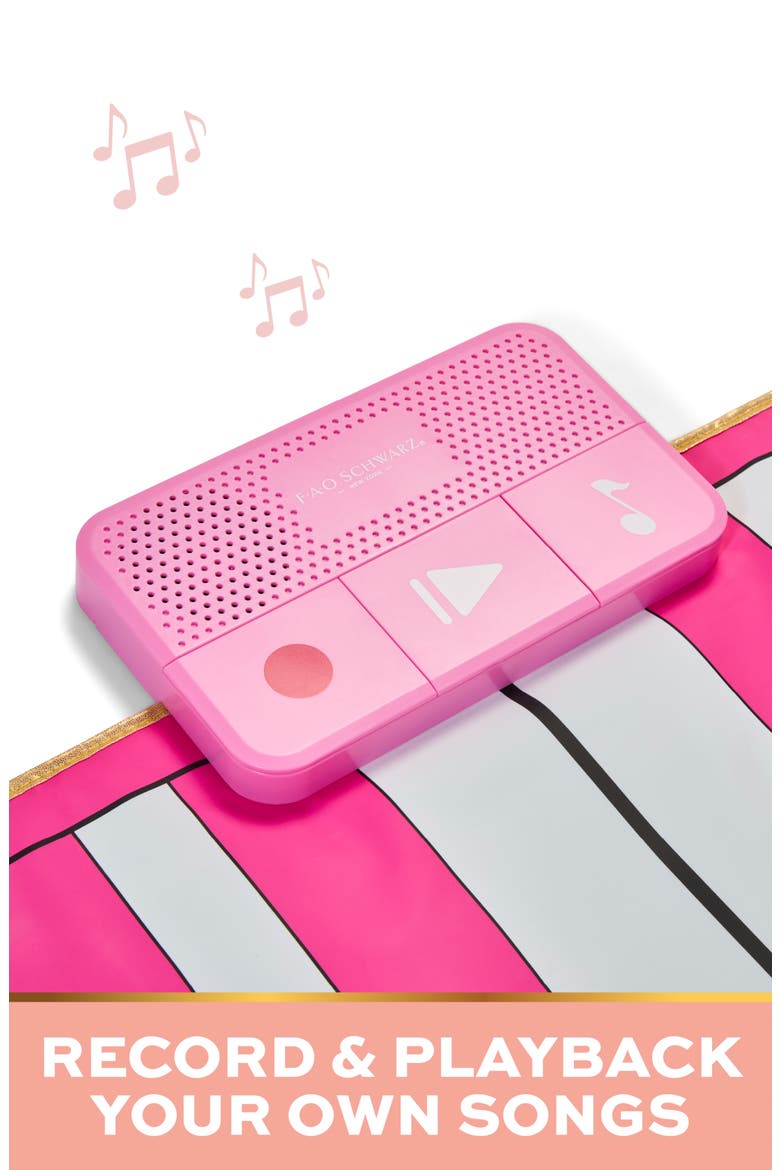 Toy Piano Dance Mat, Alternate, color, LIGHT/ PASTEL PINK