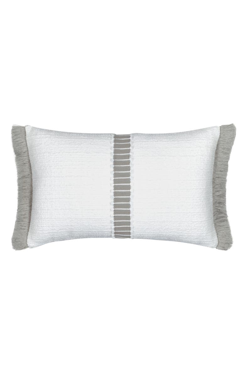 Elaine Smith Deluxe Boucle Textured Indoor & Outdoor Woven Accent Pillow, Main, color, Cloud