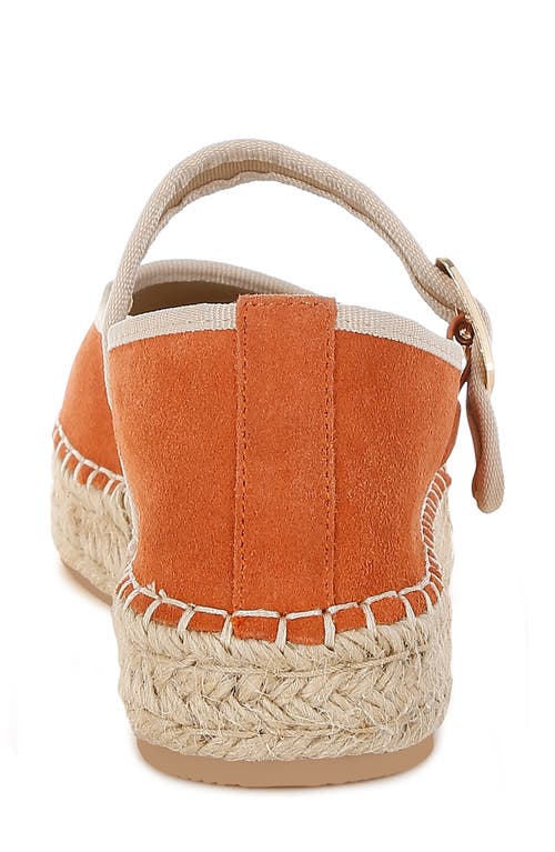 Rag & Co Bolean Espadrille Mary Jane Flat In Brown