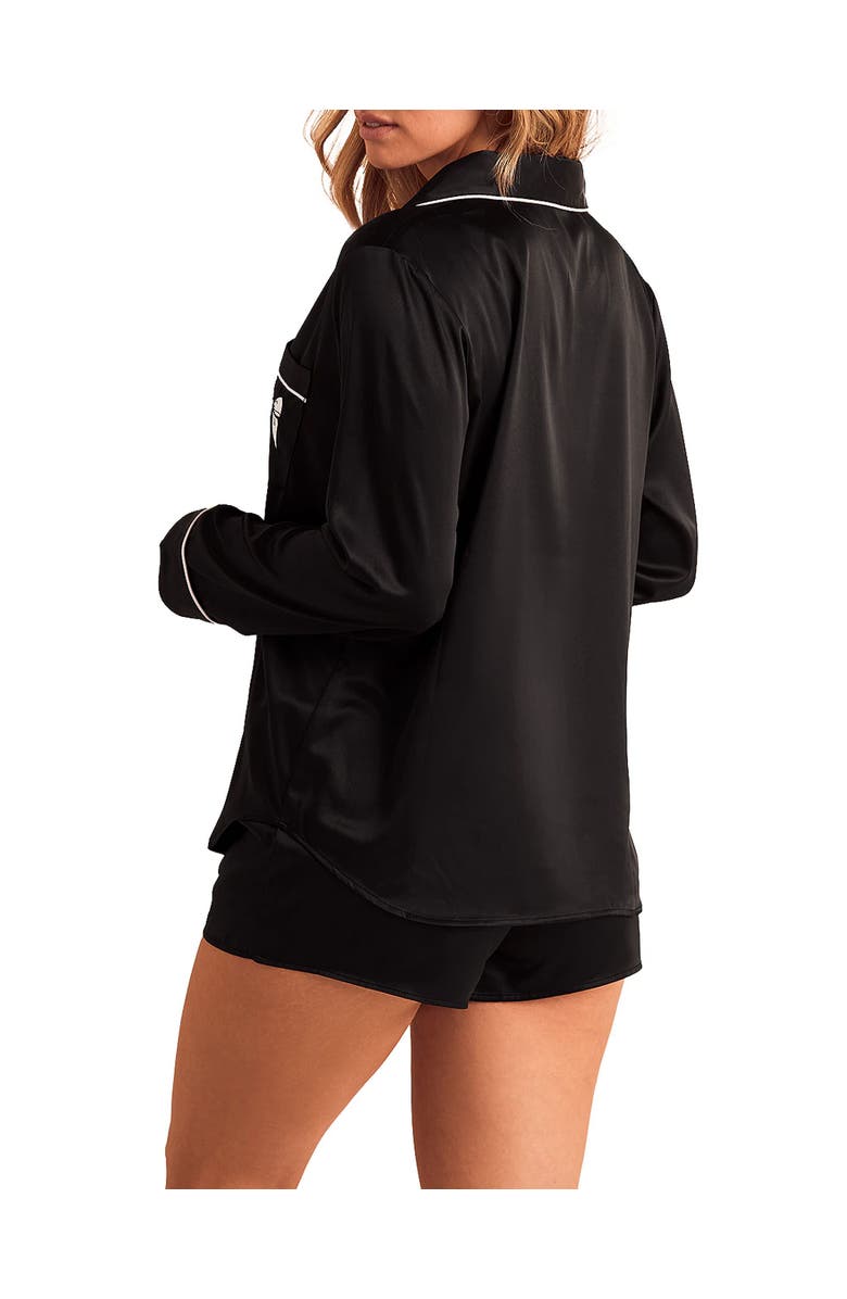 Adore Me Sammie Pajama Set, Alternate, color, Black