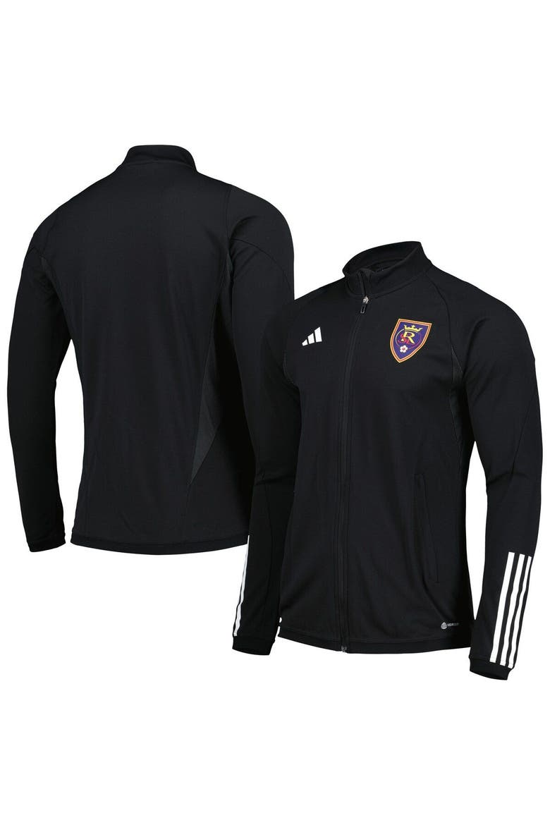 Men's adidas Black Real Salt Lake 2023 On-Field AEROREADY Full-Zip Training Top, Main, color, Black