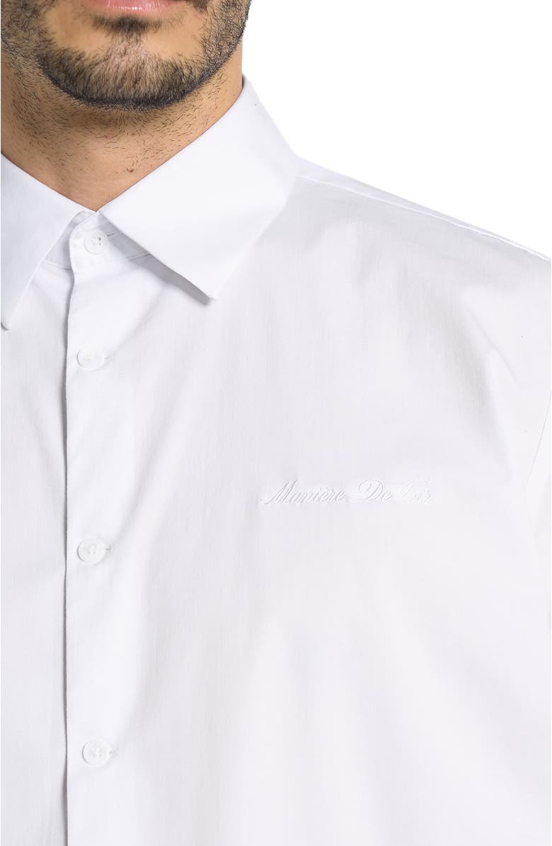 Manière De Voir Chris Signature Tailored Long Sleeved Shirt, Alternate, color, White