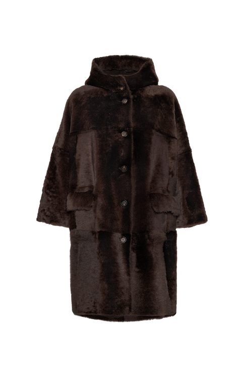【関税＆送料込み】Brunello Cucinelli Coats BRUNELLO CUCINELLI Double-Breasted Belted Padded Suede