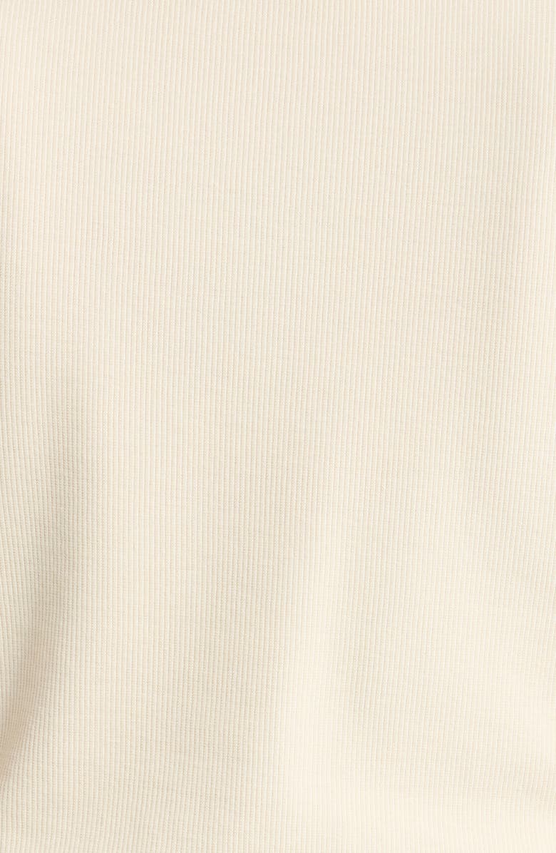 Marine Layer Lexi Rib Ringer T-Shirt, Alternate, color, Cream And Poppy