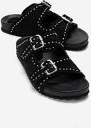 Forever & Always Shoes Avenelle Leather Double Band Sandal