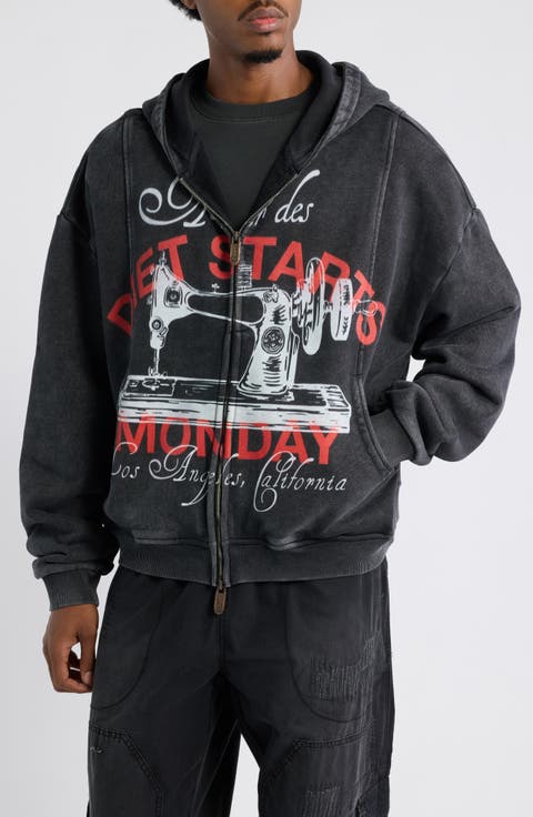 Atelier Graphic Zip Hoodie