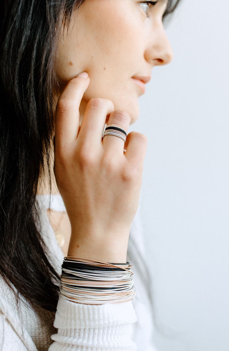 Emerson & Oliver Dia Mixed Metal Bracelets, Alternate, color, Set Of 25