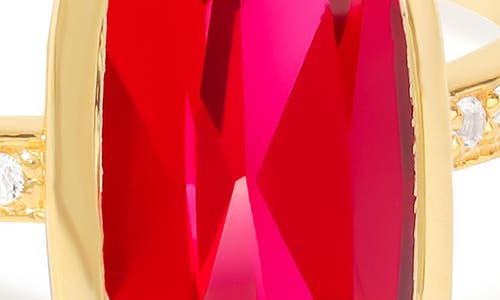 Ys Gems Gemstone Ring In Pink