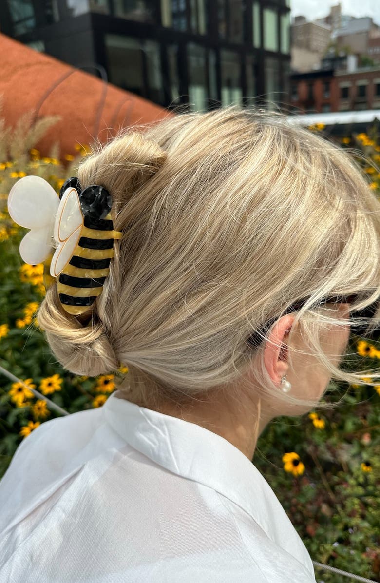 Solar Eclipse Bumblebee Jaw Hair Clip, Alternate, color, 