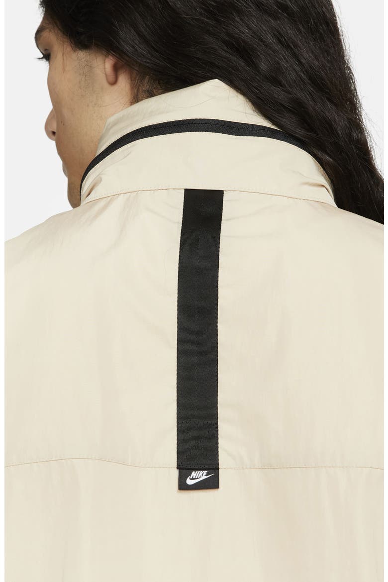 Premium Essentials M65 Unlined Hooded Jacket, Alternate, color, GRAIN/ BLACK/ BLACK