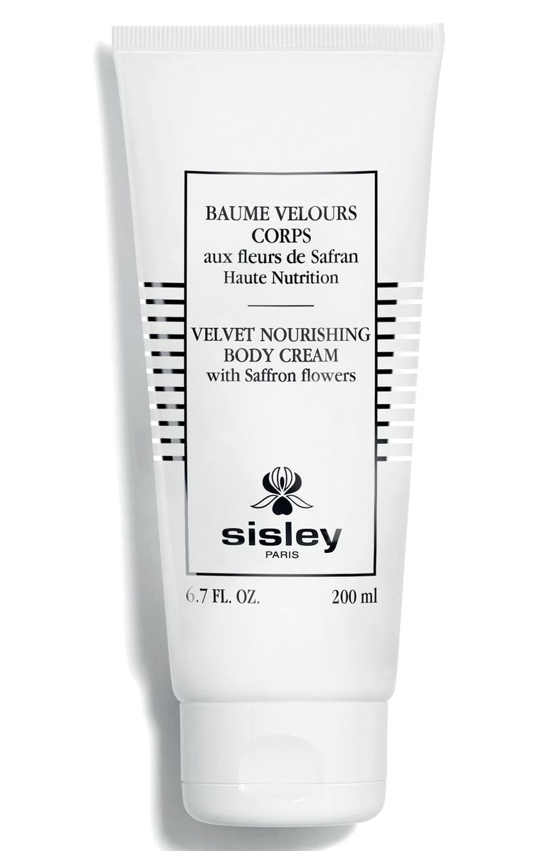 Sisley Paris Velvet Nourishing Body Cream with Saffron Flowers, Main, color, 