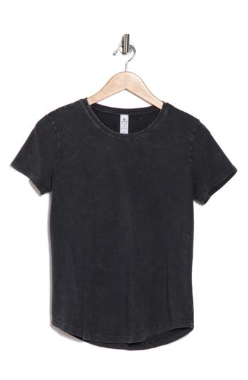 90 Degree By Reflex Brenna Cotton Jersey Acid Wash T-shirt