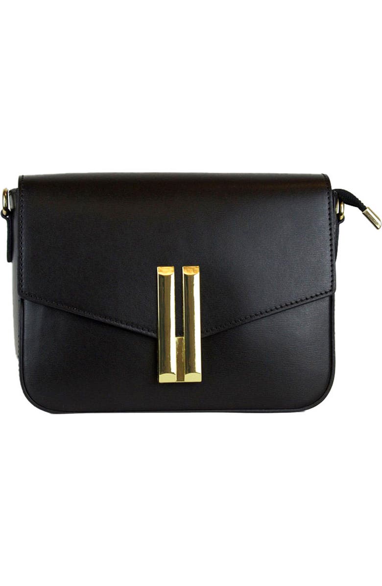 Persaman New York Leather Flap Crossbody Bag, Main, color,