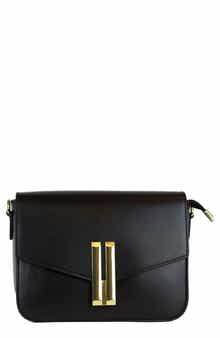 Persaman New York Leather Flap Crossbody Bag