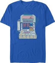 Star Wars: The Mandalorian and Grogu Men's The Child Street Stall Short Sleeve Graphic T-Shirt