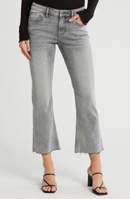 Vigoss Marley Raw Hem Crop Bootcut Jeans
