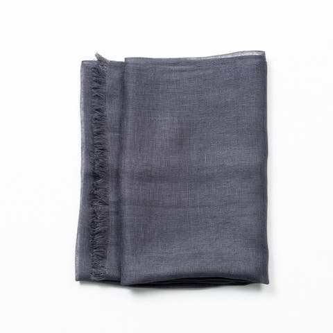 Linen and Silk Handwoven Scarf